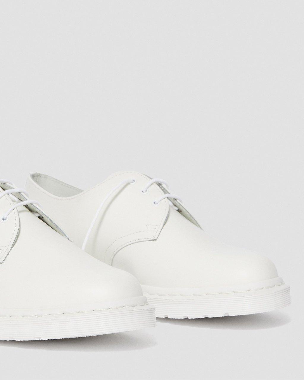 Zapatos Oxford Dr Martens 1461 Mono Smooth Leather Mujer Blancas | 14509555