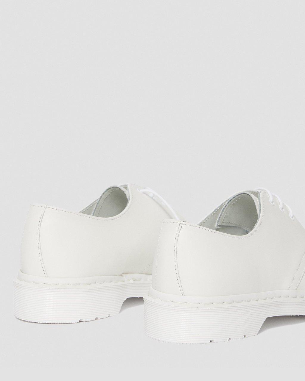 Zapatos Oxford Dr Martens 1461 Mono Smooth Leather Mujer Blancas | 14509555