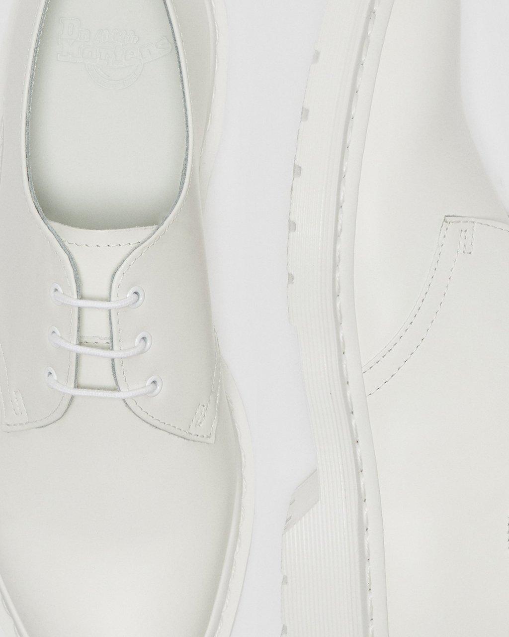 Zapatos Oxford Dr Martens 1461 Mono Smooth Leather Mujer Blancas | 14509555