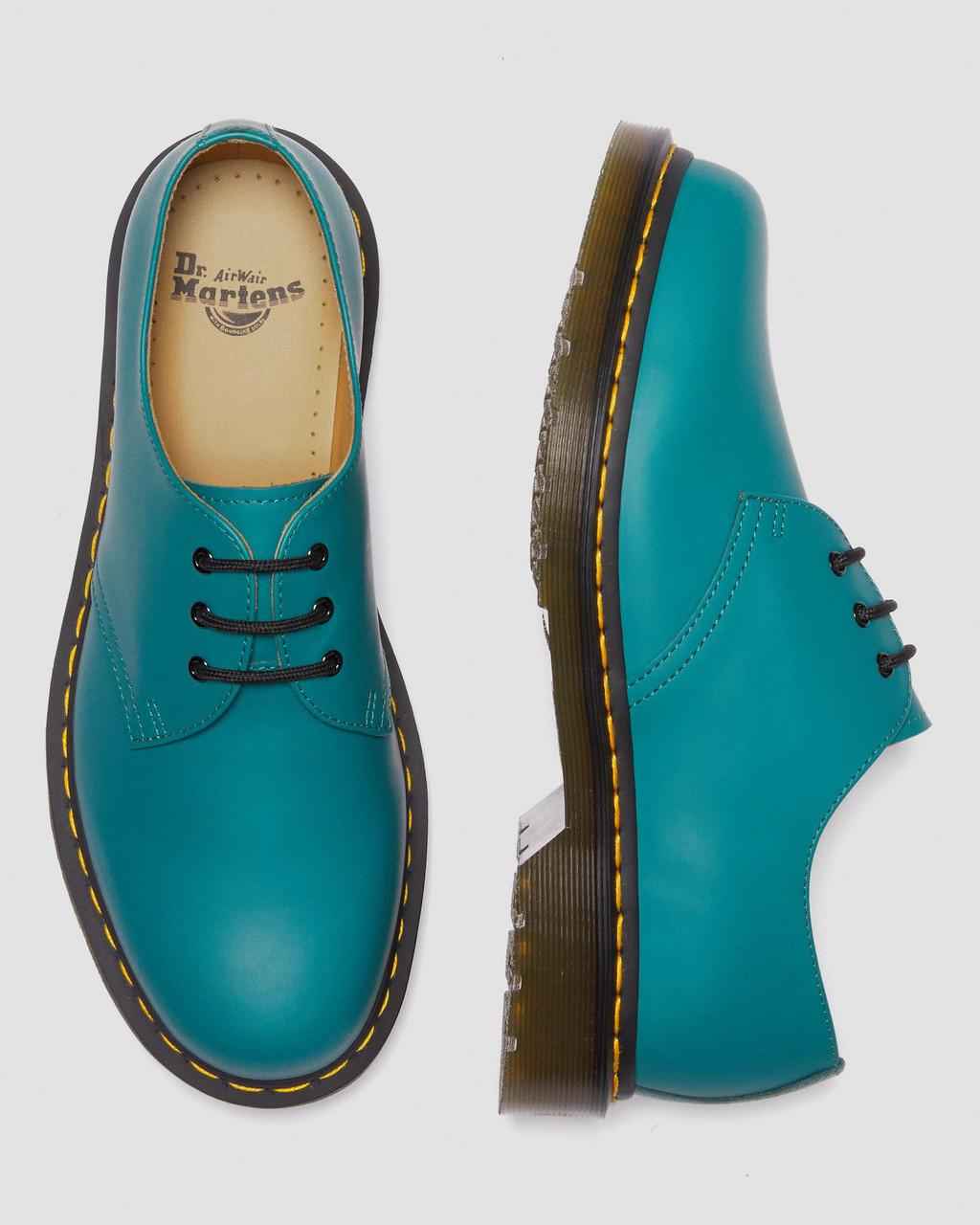 Zapatos Oxford Dr Martens 1461 Smooth Leather Mujer Turquesa | 25215848