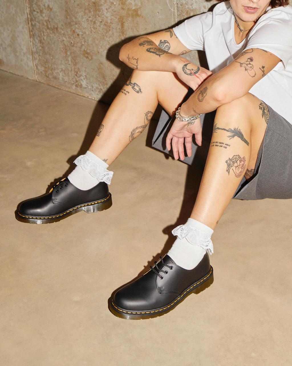 Zapatos Oxford Dr Martens 1461 Smooth Leather Mujer Negras | 15548444