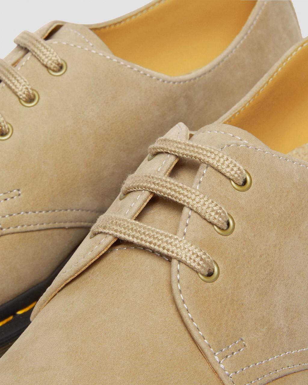 Zapatos Oxford Dr Martens 1461 Tumbled Nubuck Leather Hombre Marrones | 92340158
