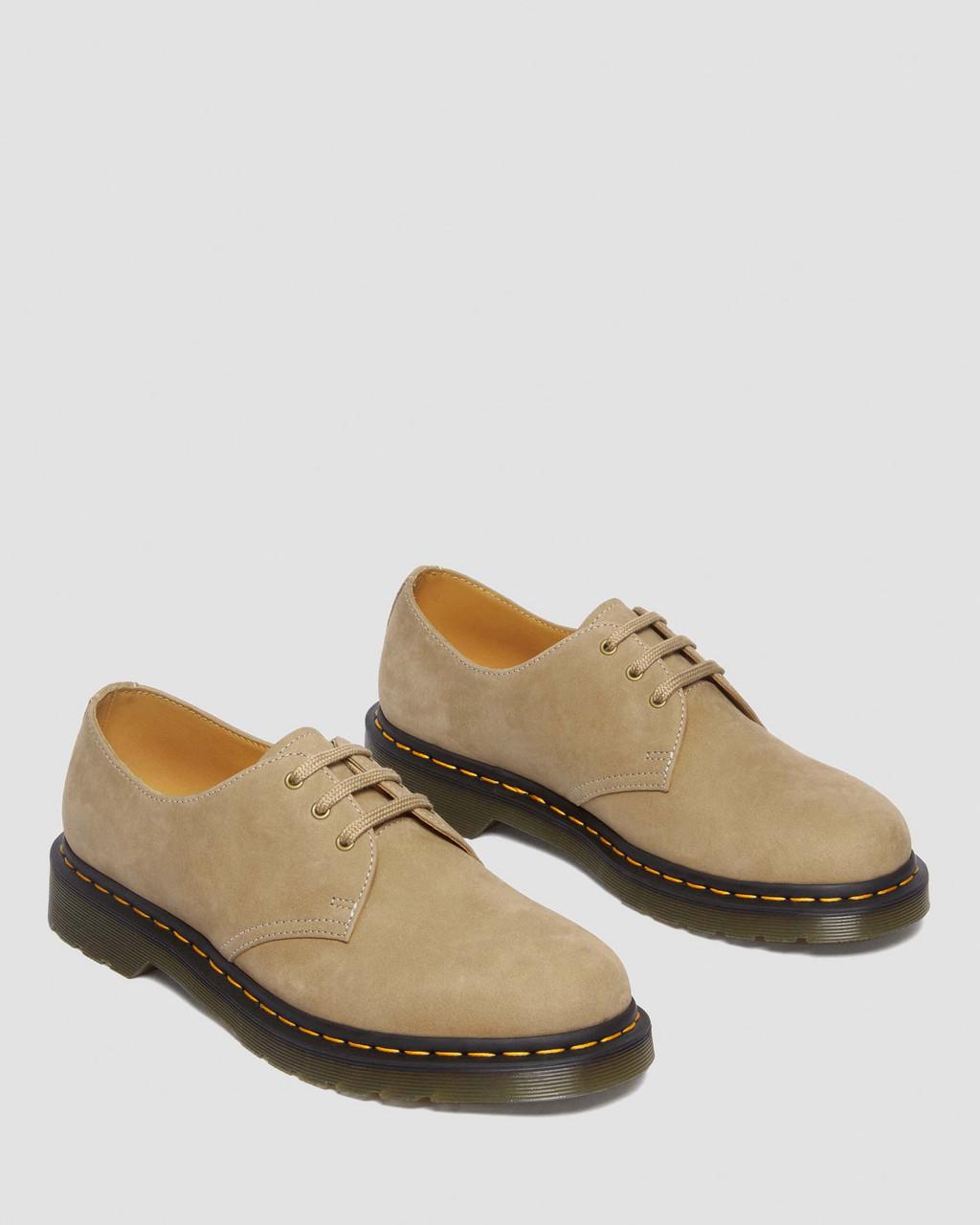 Zapatos Oxford Dr Martens 1461 Tumbled Nubuck Leather Hombre Marrones | 92340158
