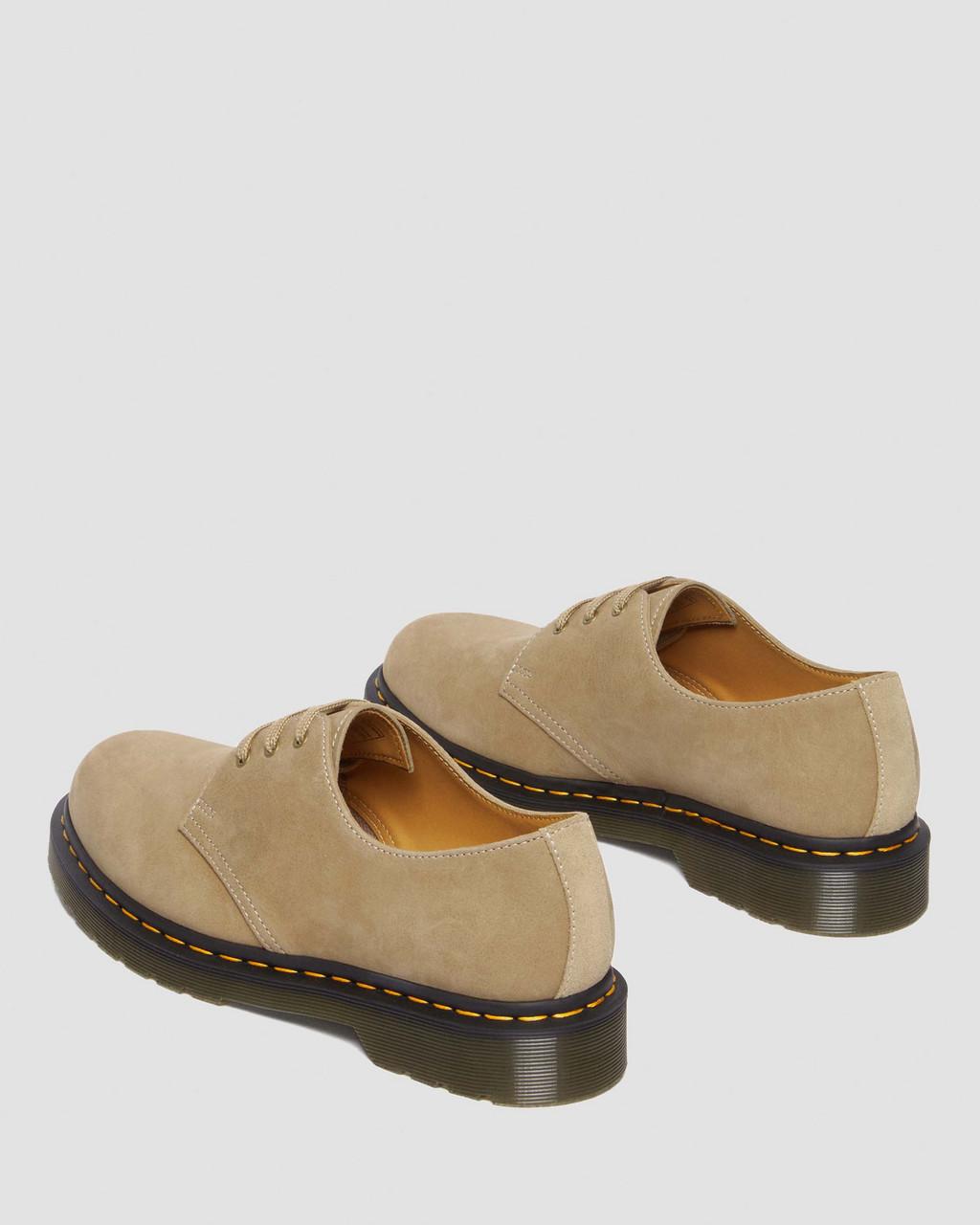 Zapatos Oxford Dr Martens 1461 Tumbled Nubuck Leather Hombre Marrones | 92340158