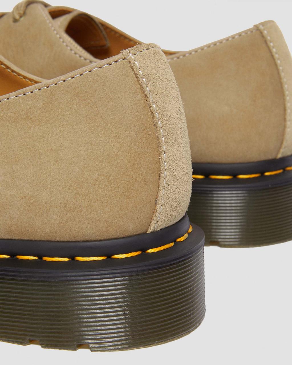Zapatos Oxford Dr Martens 1461 Tumbled Nubuck Leather Hombre Marrones | 92340158