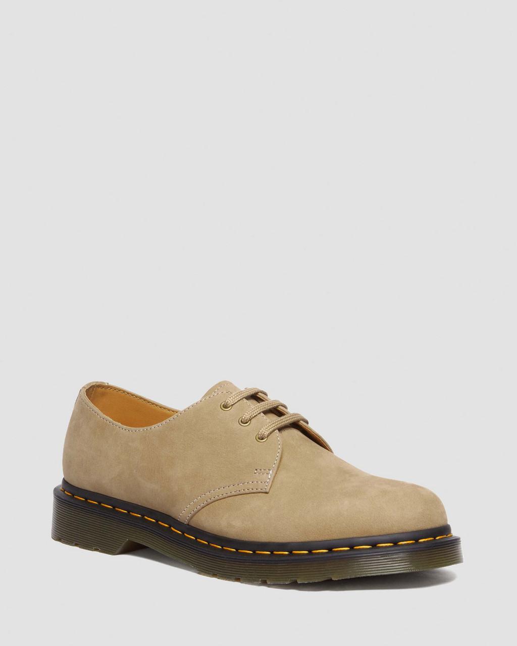 Zapatos Oxford Dr Martens 1461 Tumbled Nubuck Leather Hombre Marrones | 92340158
