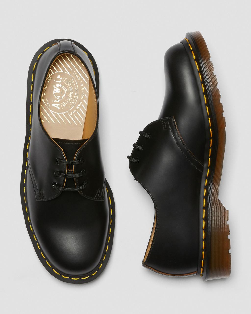 Zapatos Oxford Dr Martens 1461 Vintage Made in England Mujer Negras | 67807421