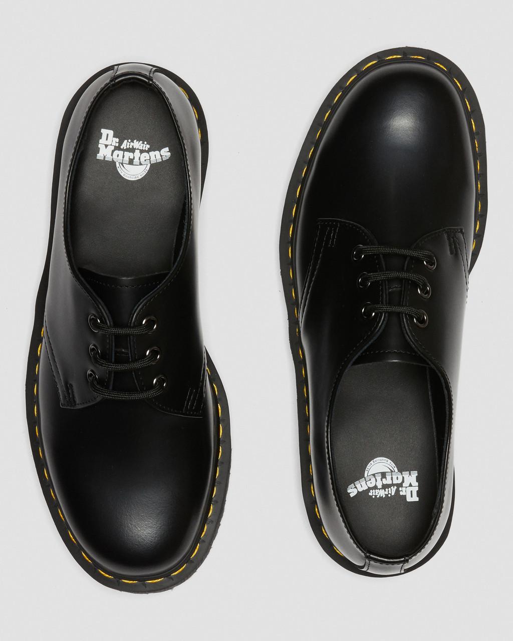 Zapatos Plataforma Dr Martens 1461 Smooth Leather Mujer Negras | 34280157