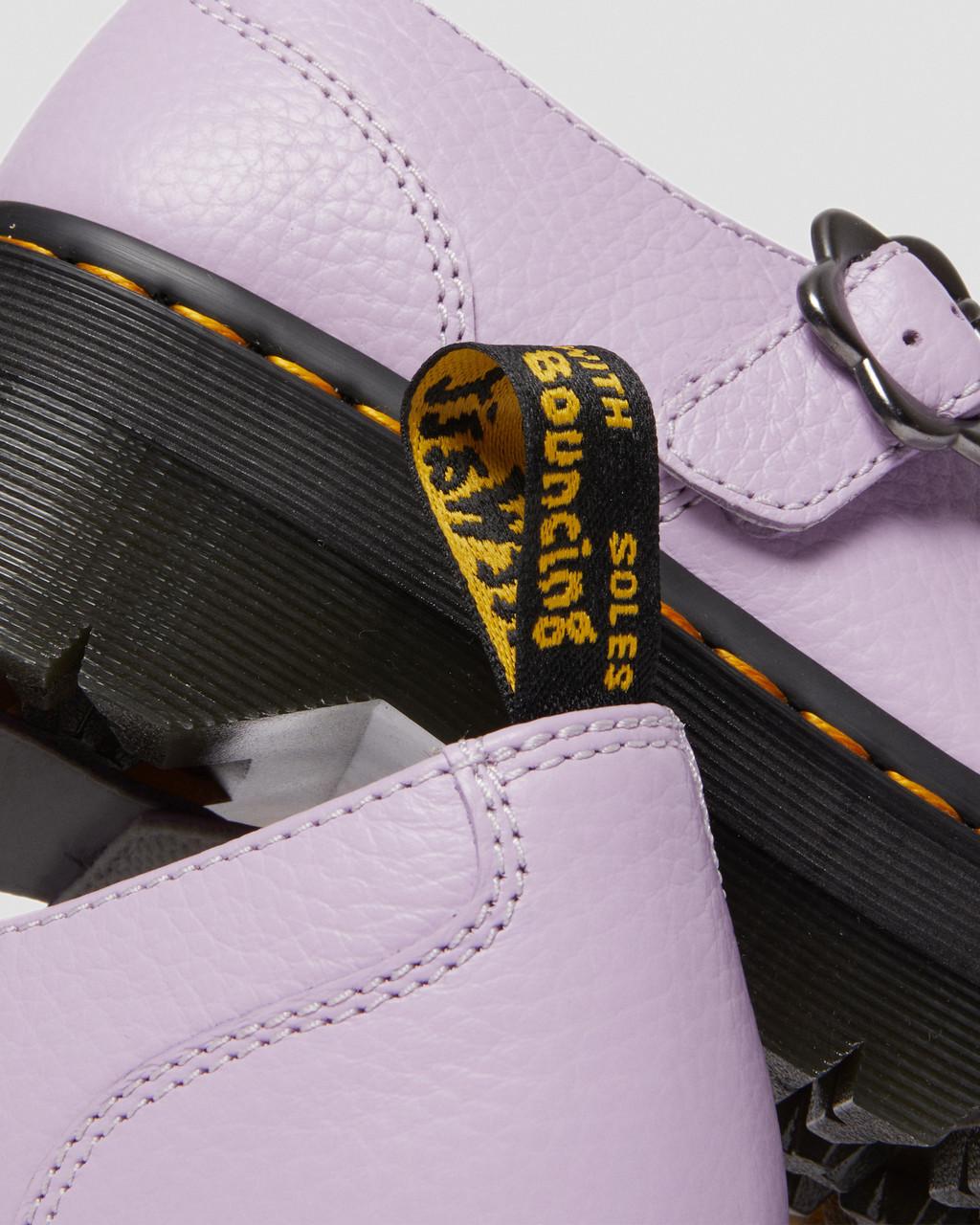 Zapatos Plataforma Dr Martens Addina Flower Buckle Leather Mujer Moradas | 23174663