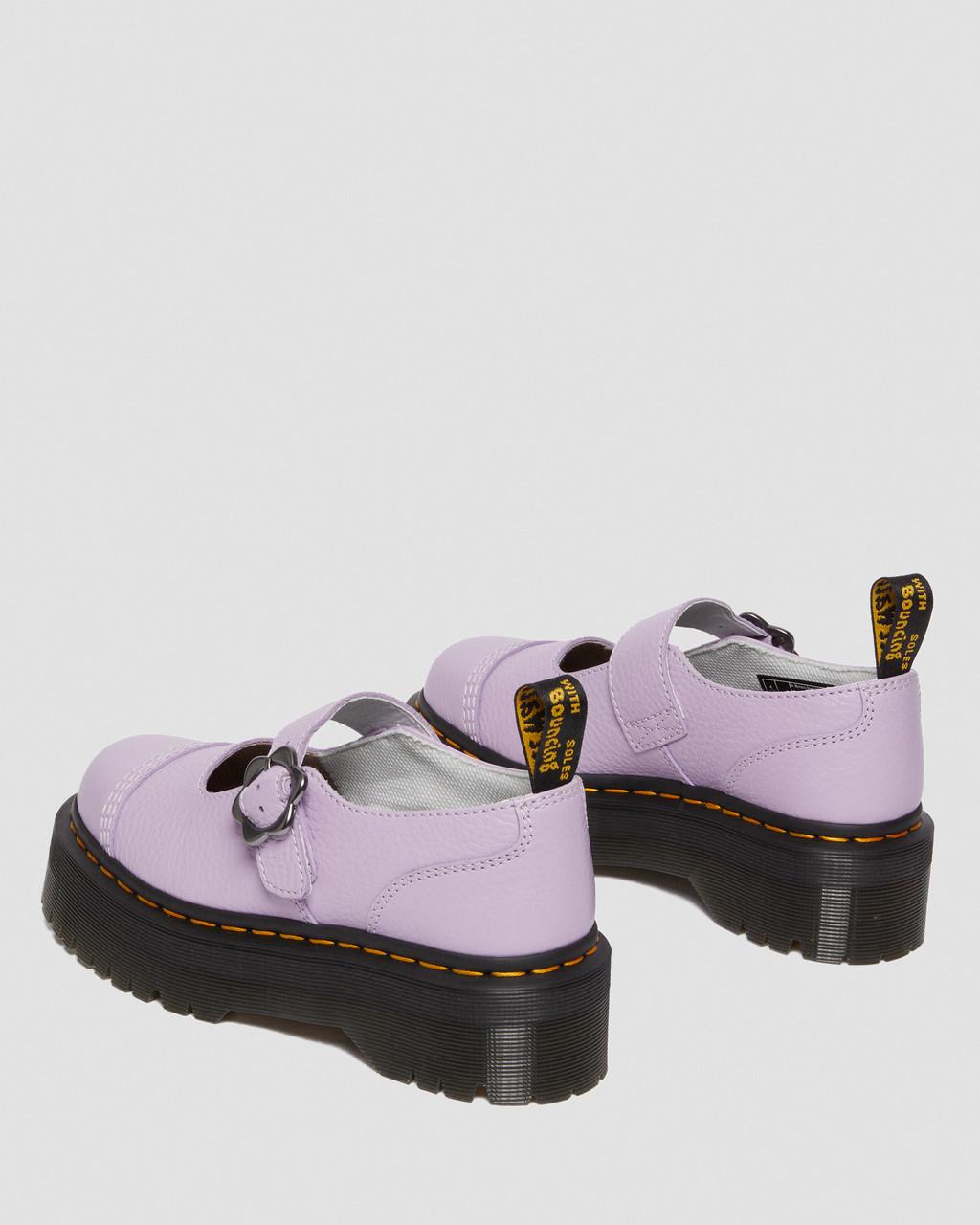 Zapatos Plataforma Dr Martens Addina Flower Buckle Leather Mujer Moradas | 23174663